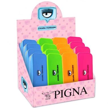 Pigna - astuccio in silicone chiara ferragni - formato 19,5 x 7,5 x 5,5 cm
