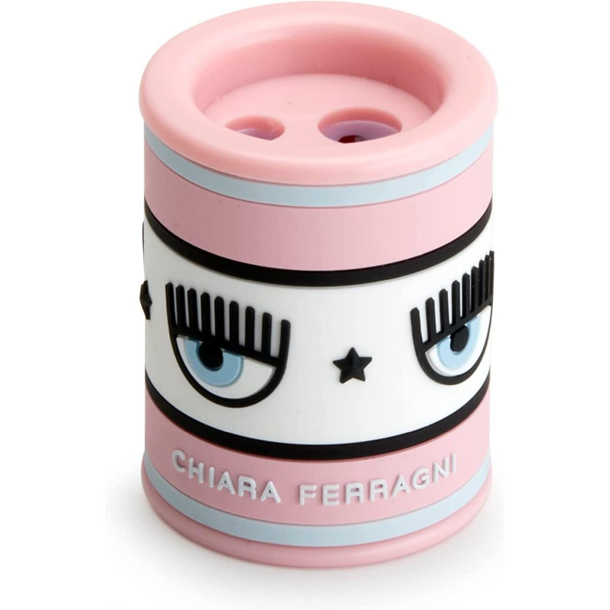 Pigna - set righello + temperino + matita chiara ferragni