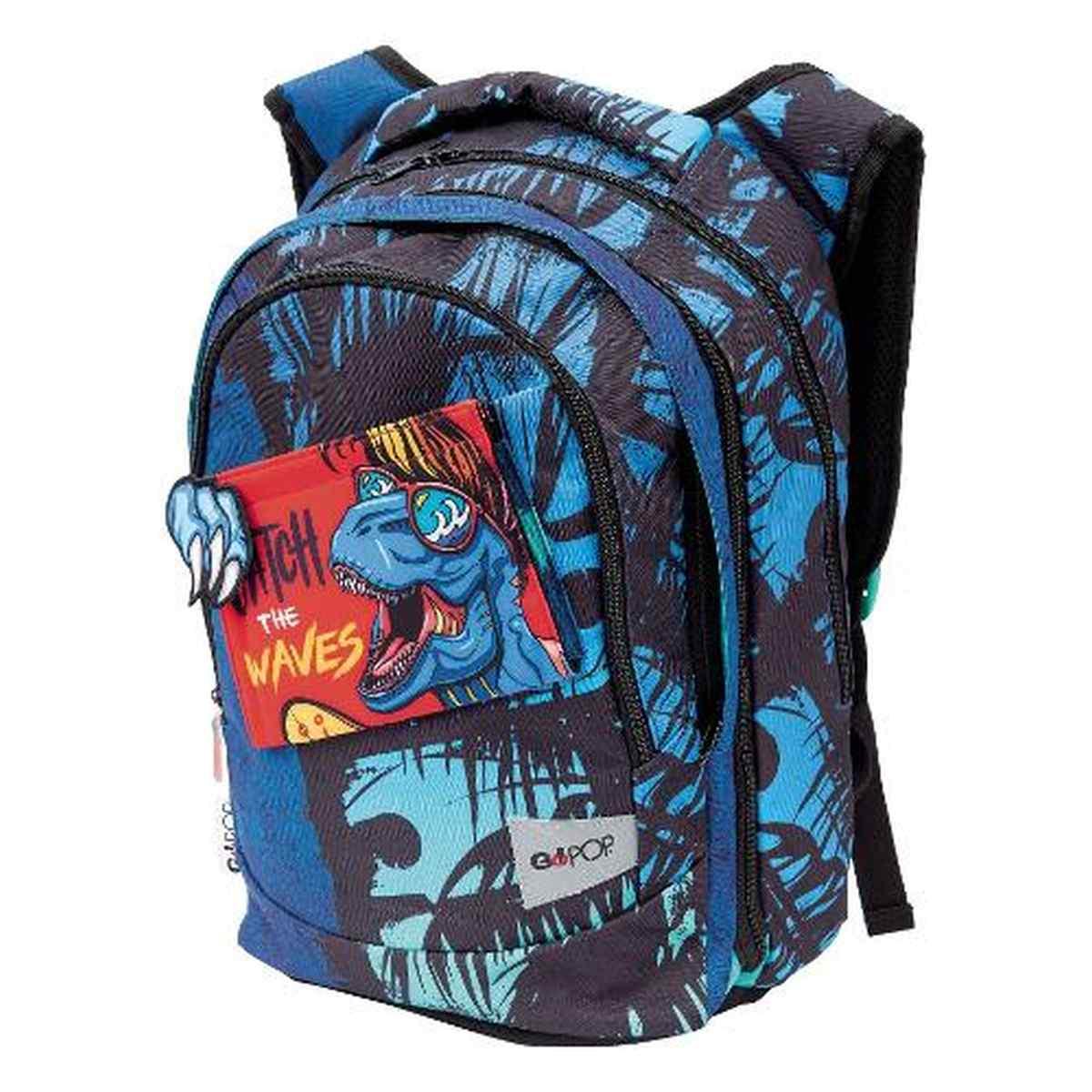 Giochi preziosi - zaino estensibile round t-tex new gopop