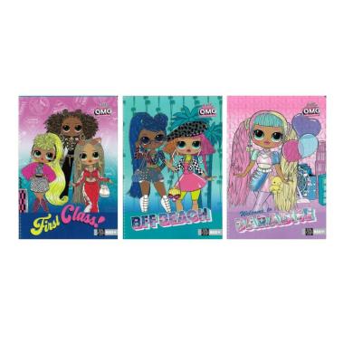 Maxi quaderno a4 +30% - 100 gr - lol surprise omg