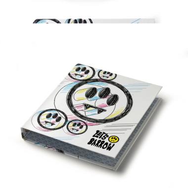 Pigna - cartella ad anelli a4 barrow con 4 anelli - formato 27 x 32 - dorso 30 mm