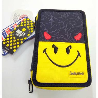 Astuccio 3 zip smiley world
