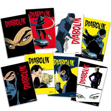Blasetti - maxi quaderni a4 - diabolik - carta 100 g/mq - 18 + 1 fogli - punto metallico