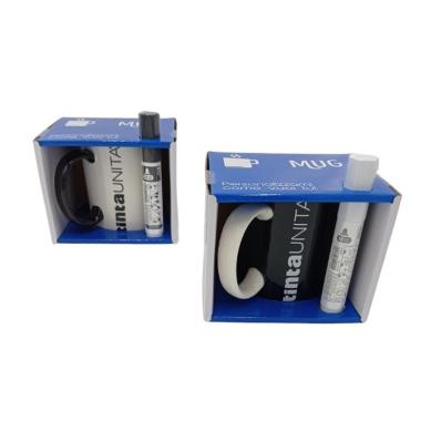 Tintaunita - tazza mug in ceramica + 1 marker pilot pintor