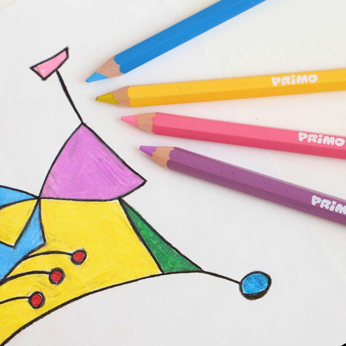 Primo - matite colorate - 120 jumbo Ø 5.5 mm