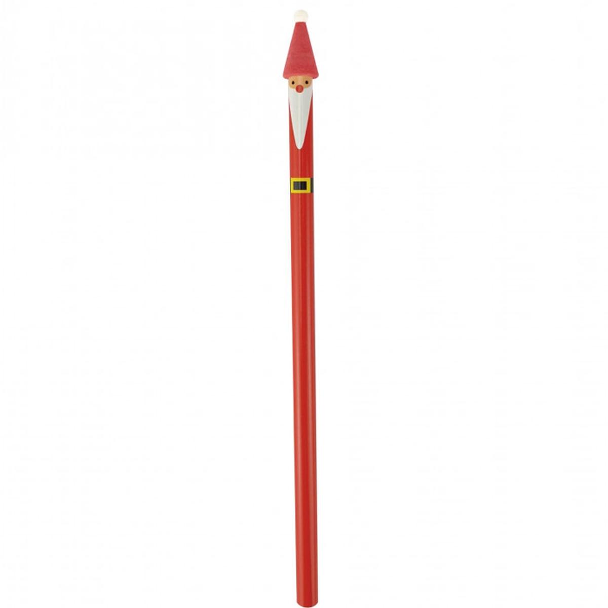 Lebez - matita con top in gomma natalizia  - 4 soggetti assortiti