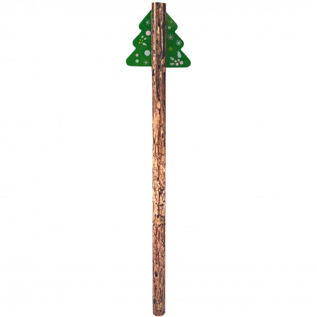 Lebez - matita con top in gomma natalizia con top in cartoncino