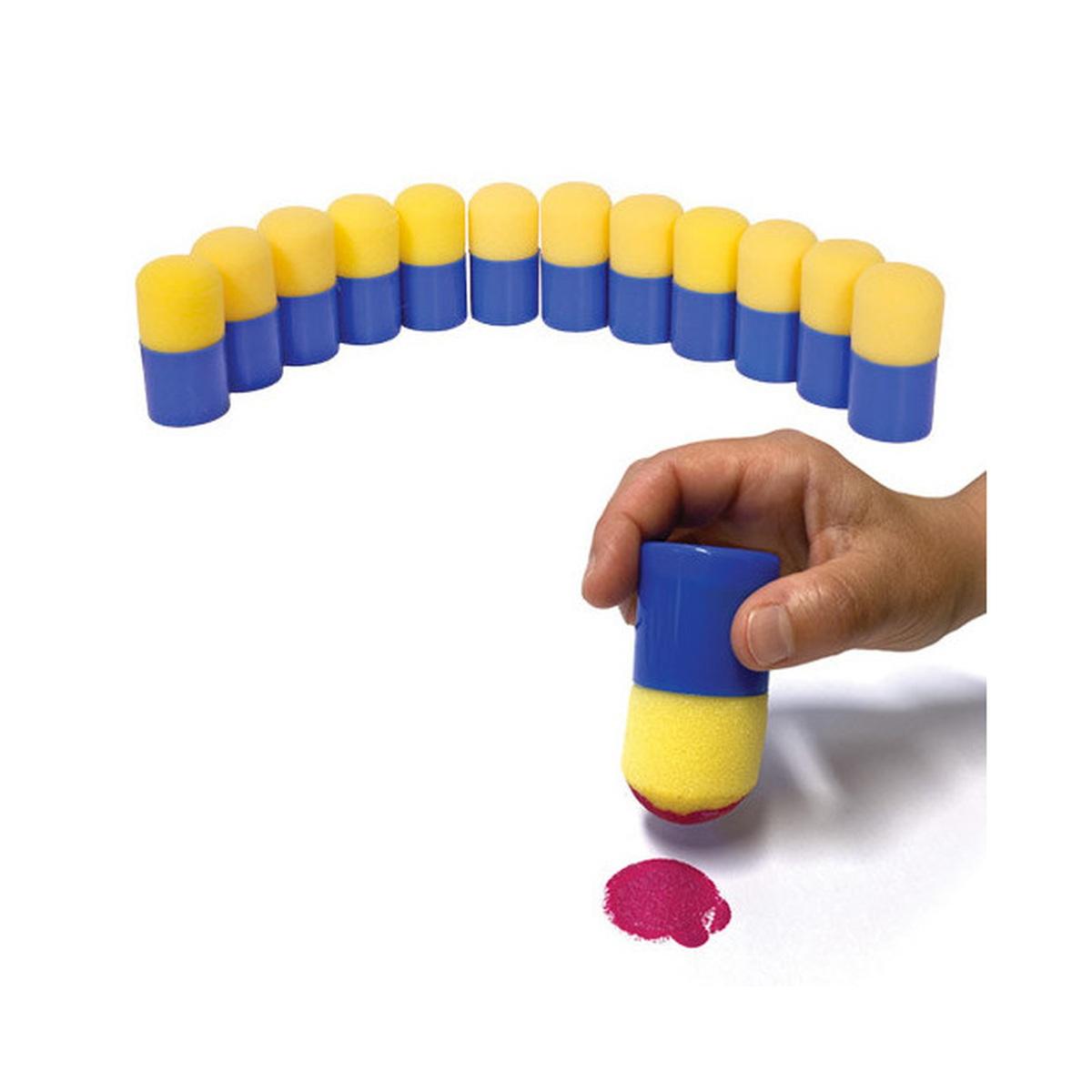 Deco - tamponi spugna - diametro mm. 35 - set 12 pz