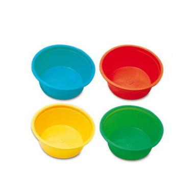 Deco - ciotola per pittura - confezione da 12 ciotole in materiale acrilico per pittura - colori assortiti.