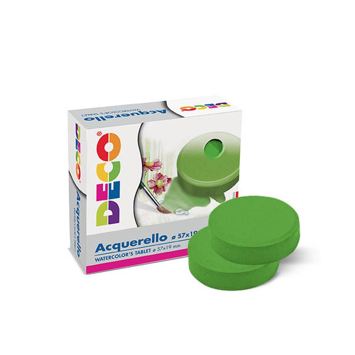 Deco - acquerelli in maxi pastiglie - Ø 57 mm x 19 mm