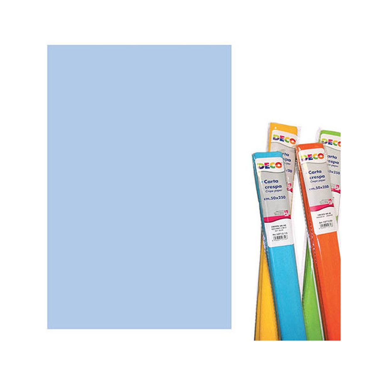 Deco - rotolo carta crespa da cm 50 x 250 - 60 gr