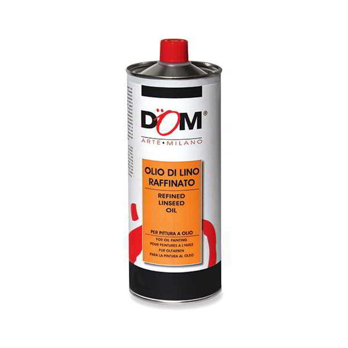 Dom - olio di lino raffinato - tanica 1000 ml