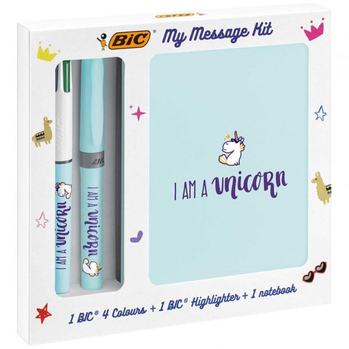 Bic message kit - unicorn