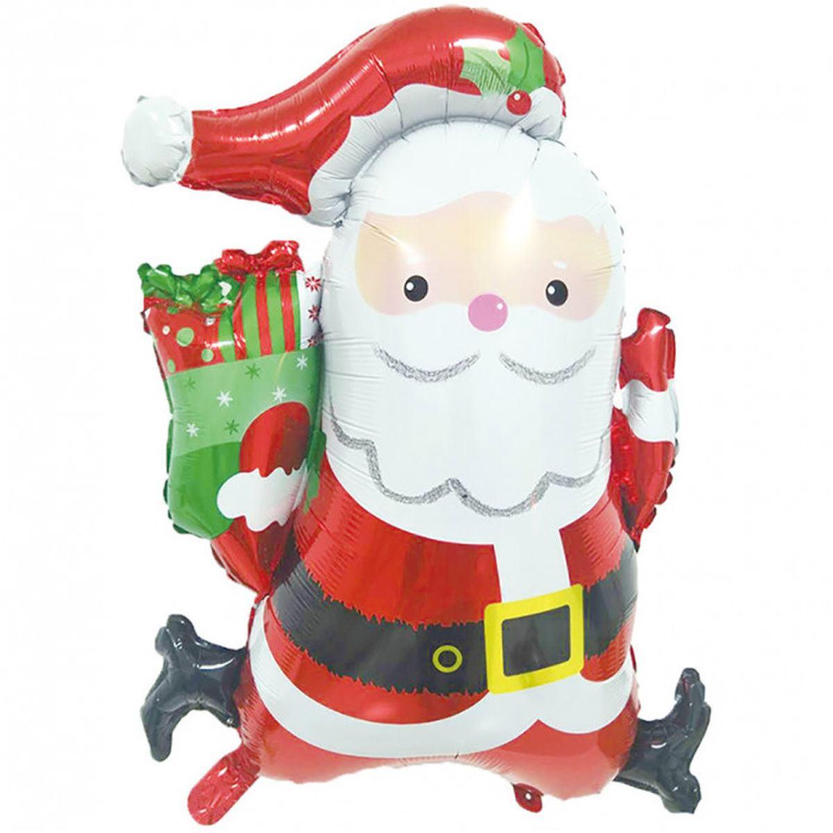 Palloncino in mylar babbo natale cm.78 rocca fun factory