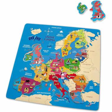 Puzzle legno europa