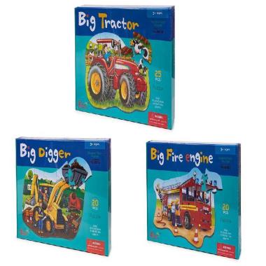 Big puzzle 20/25 pezzi - formato 63,2 x 45,8 cm