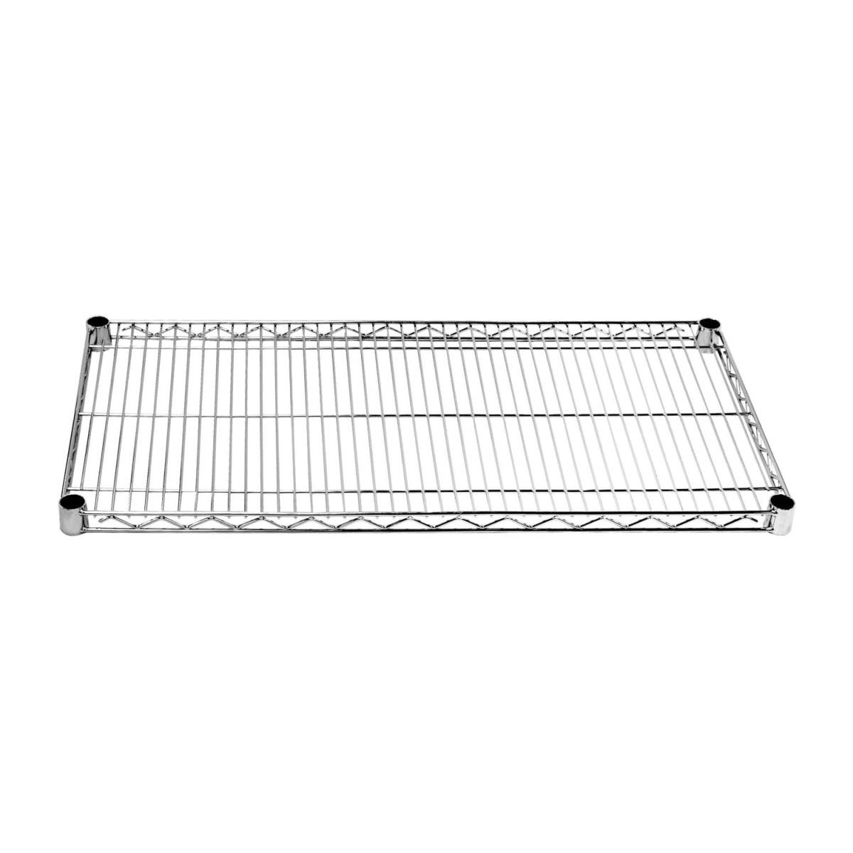 Ripiano in filo dacciaio cromato cm 35 x 120