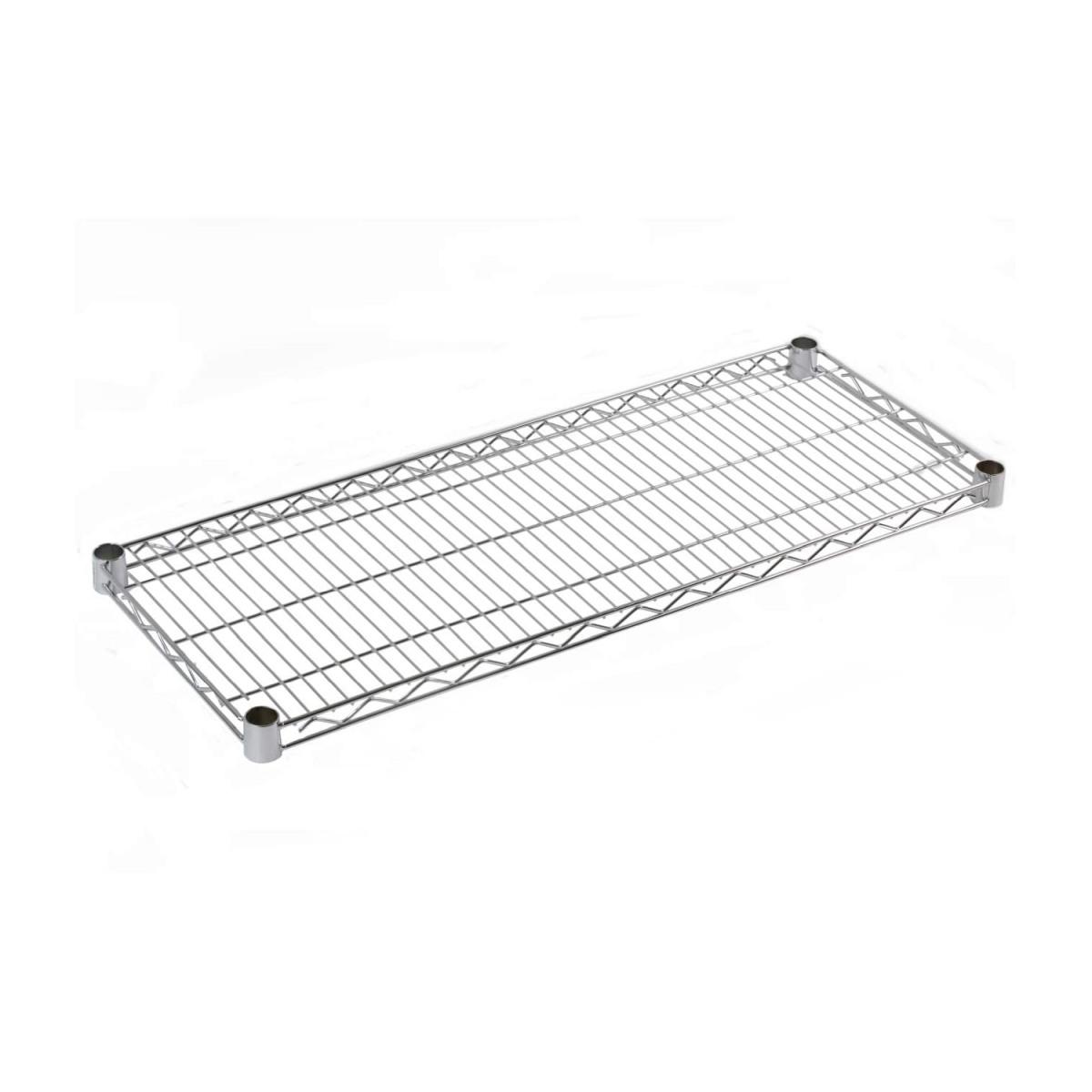 Ripiano in filo d’acciaio cromato cm 35 x 150