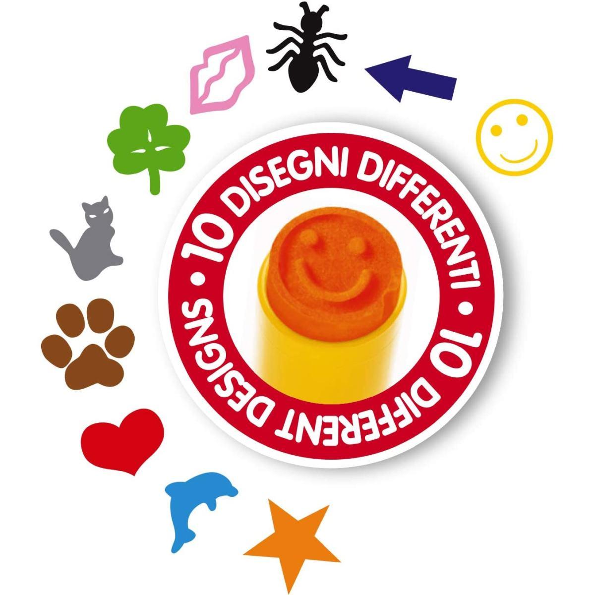 Fibracolor megastamp - 10 maxi stampini