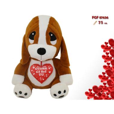 Cane con cuore 75 cm