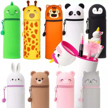 Legami - astuccio 2 in 1 in morbido silicone - kawaii