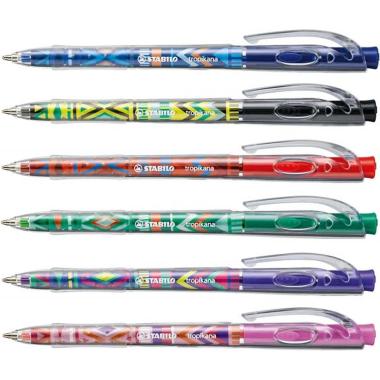 Penna sfera scatto stabilo tropikana - tratto 0,45 mm