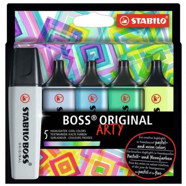 Stabilo boss original arty - set 5 evidenziatori