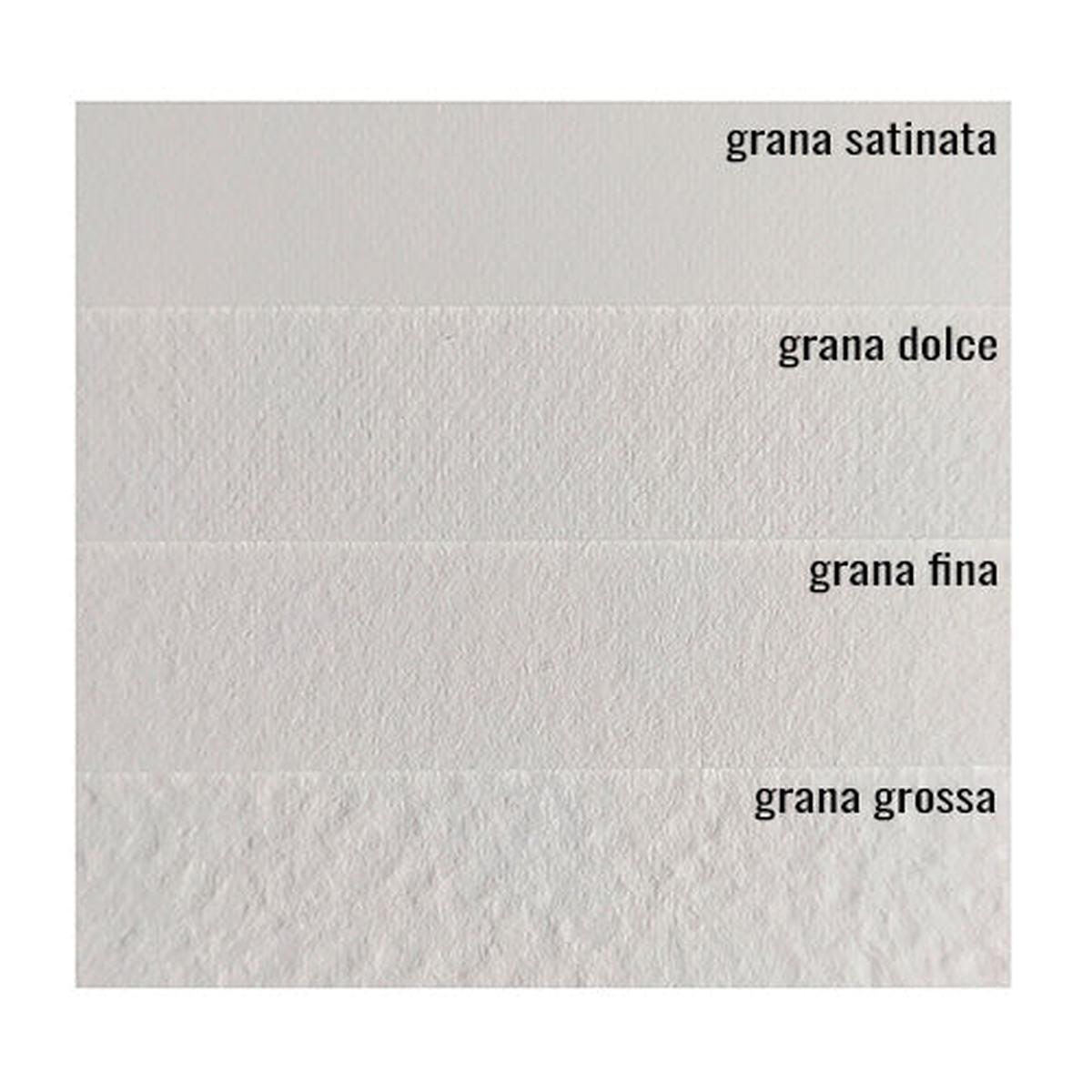 Blocco collato 4 lati - artistico traditional white grana satinata - 20 fogli 300 gr - formato 30,5 x 45,5 cm