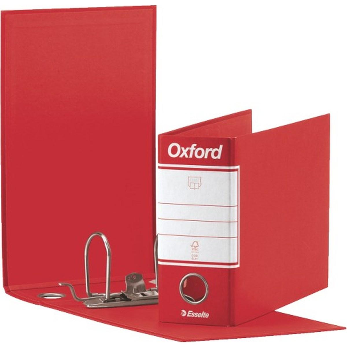 Registratori con custodia esselte oxford - f.to memorandum 193 x 295 cm - dorso 8 cm