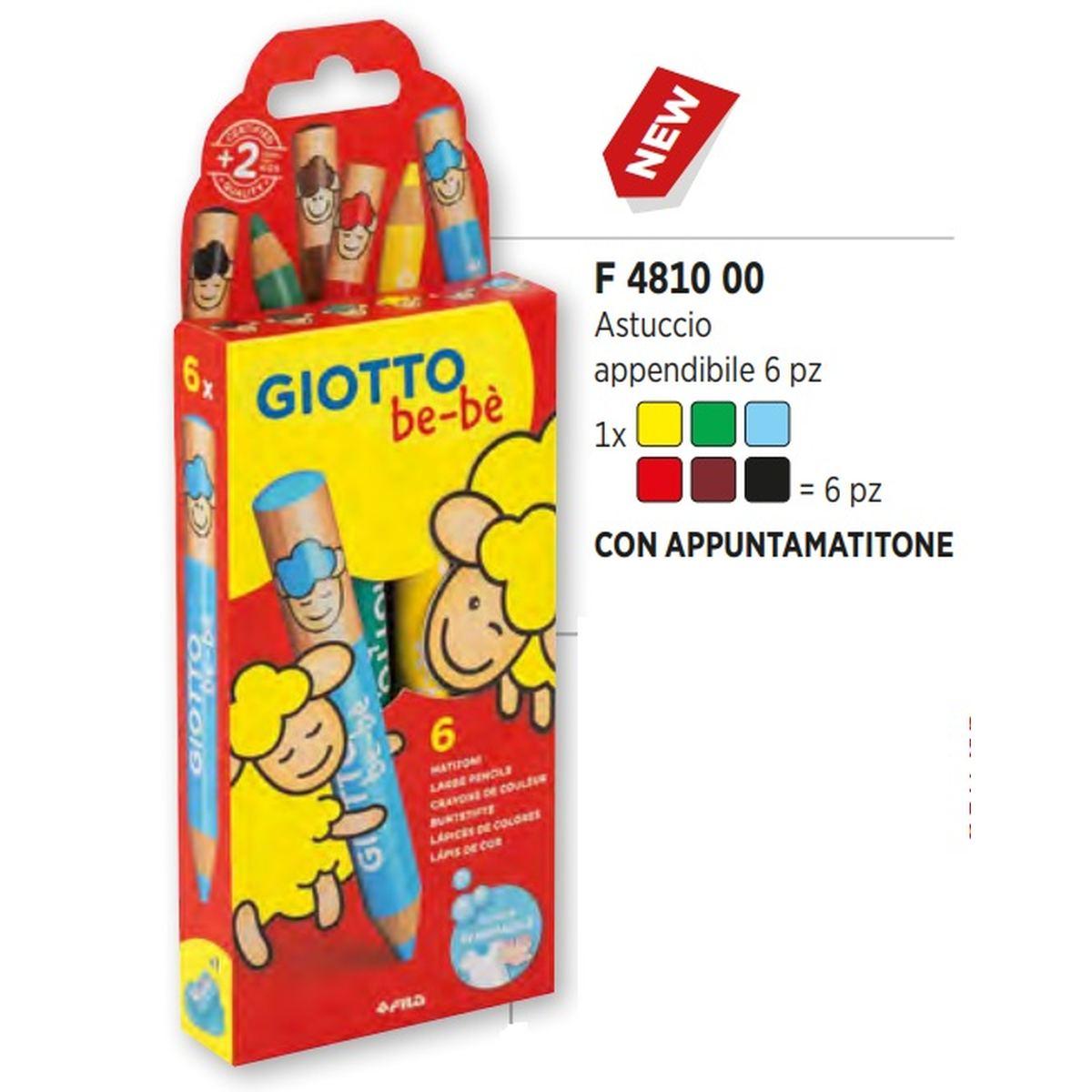Giotto be-bÈ matitoni - astuiccio 6 pz