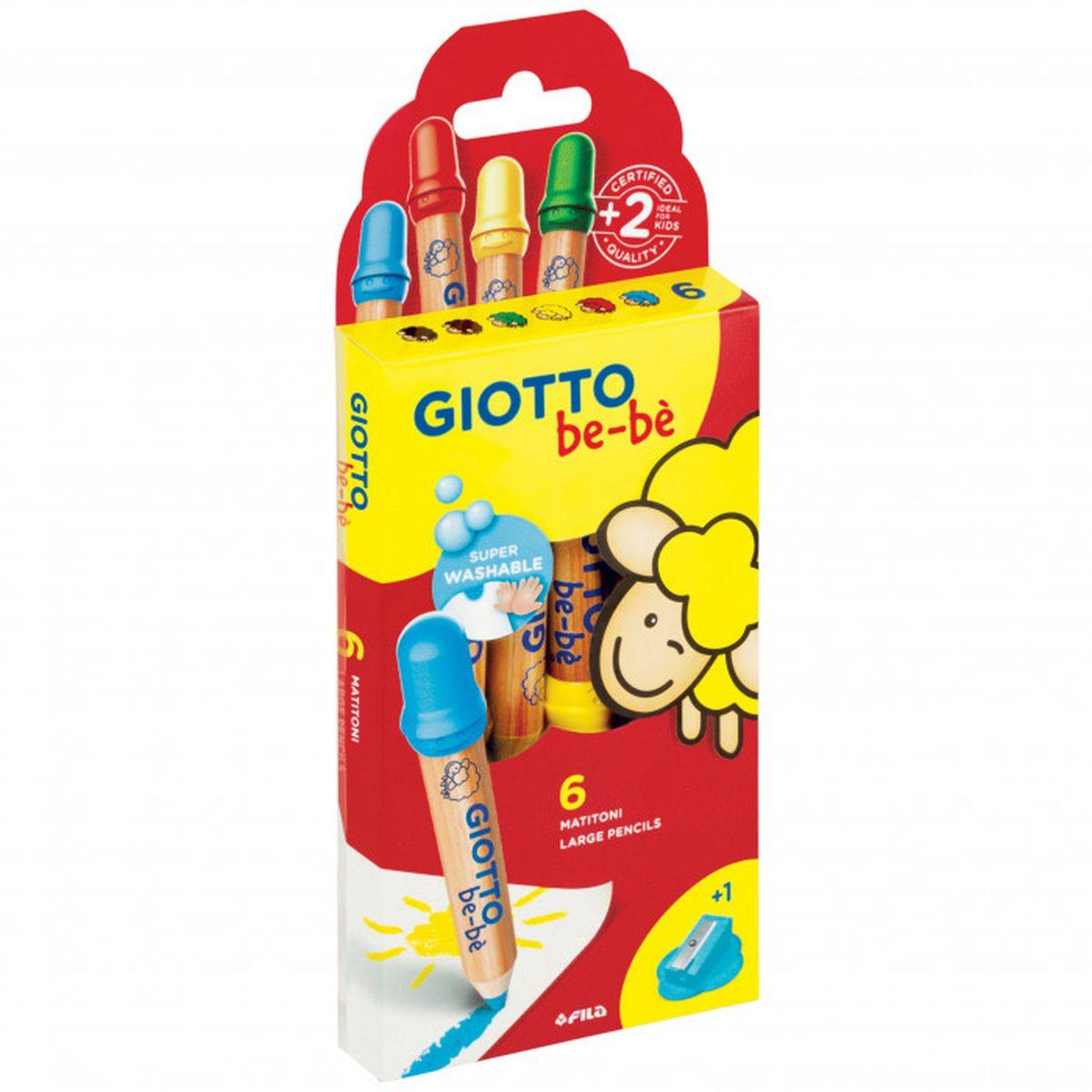 Giotto be-bÈ matitoni - astuiccio 6 pz