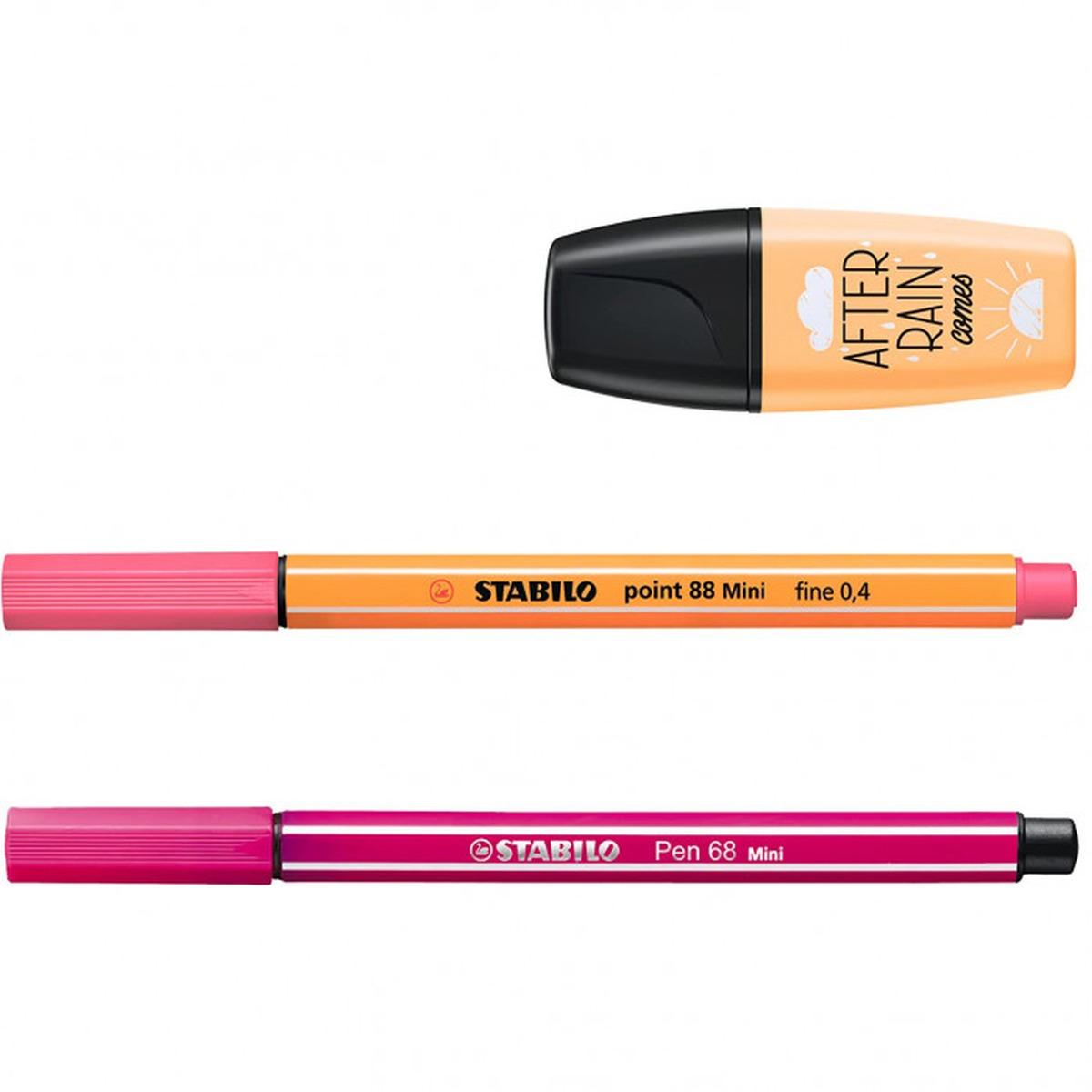 Stabilo - set mini world pastel love 18 pezzi