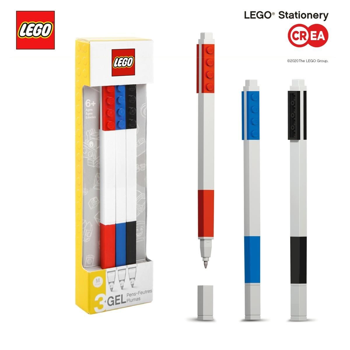 Lego 2.0 - gel pens - 3 pz