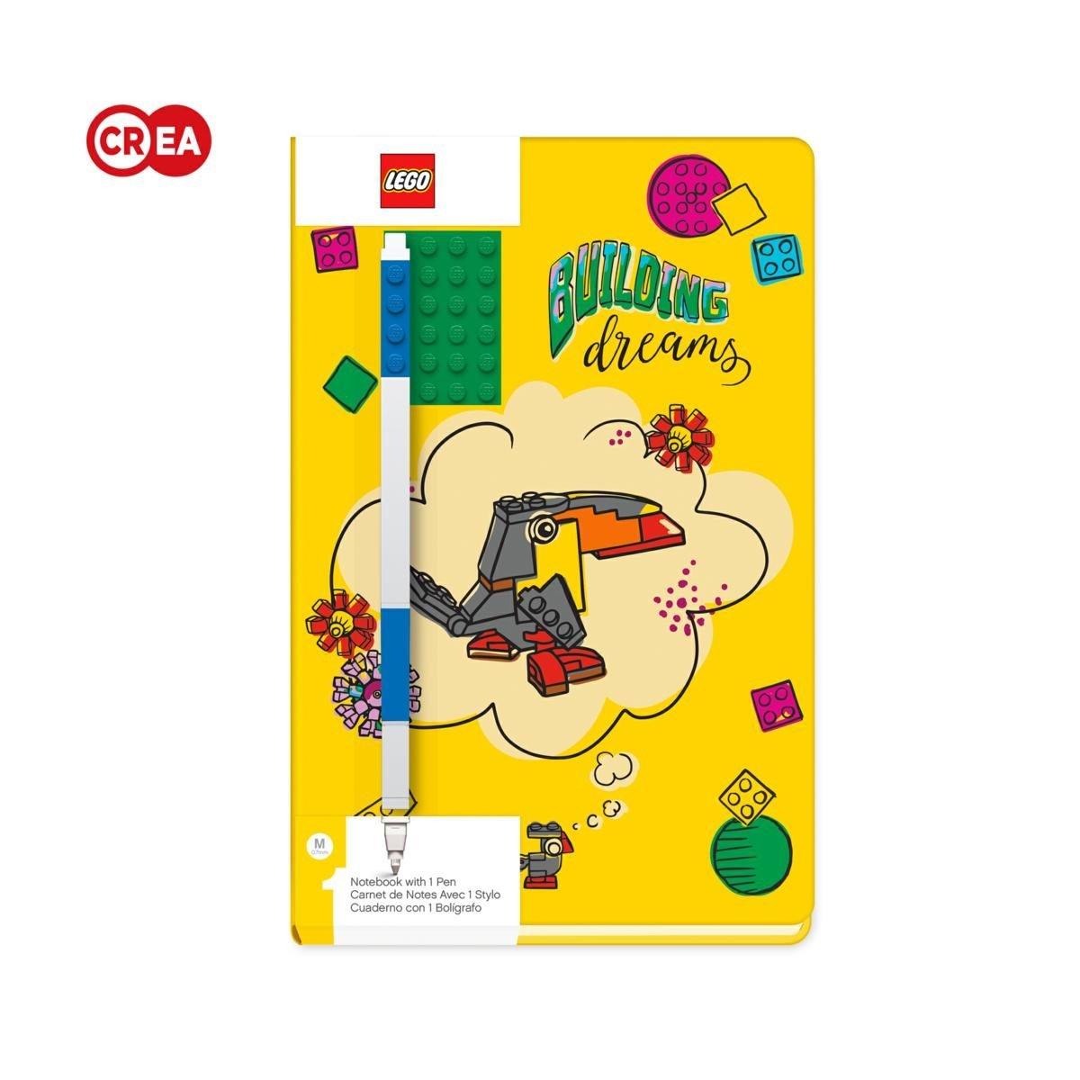 Lego 2.0 - notebook + gel pen