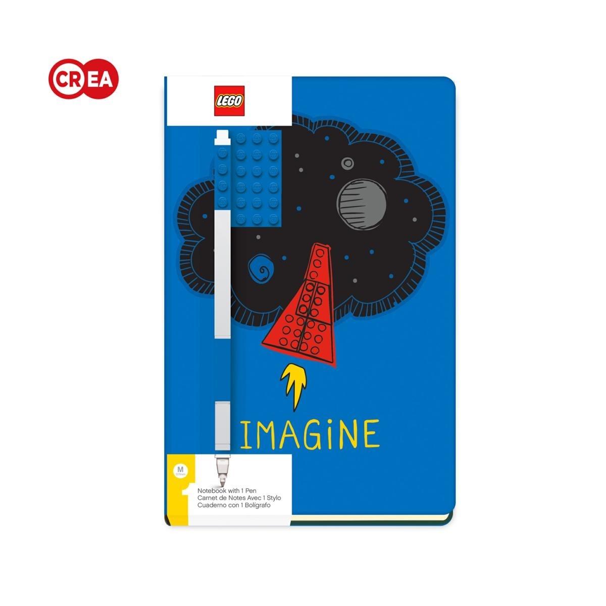 Lego 2.0 - notebook + gel pen