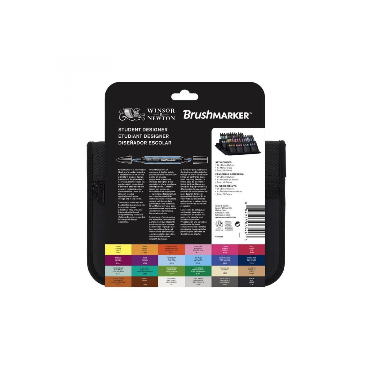 Winsor & newton - promarker brush 24 student designer