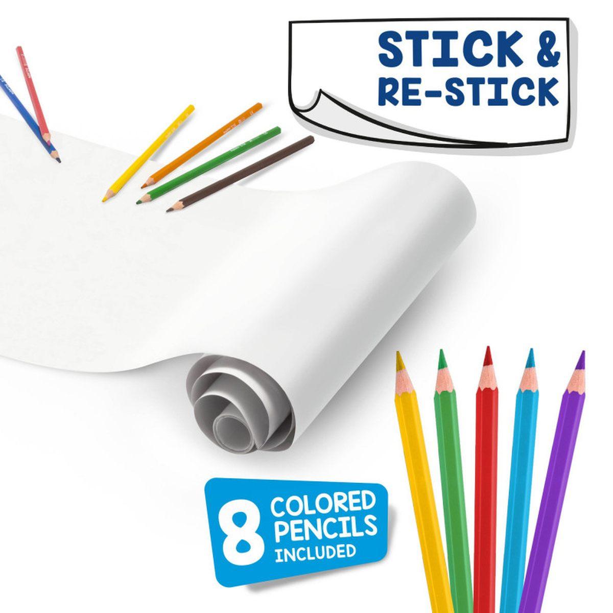 Carioca - coloring roll + 8 matite