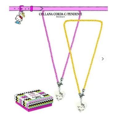 Hello kitty - collana con pendenti