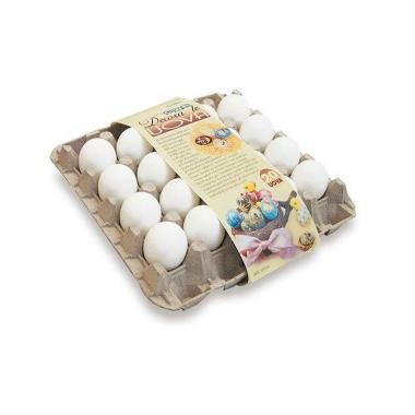 Deco - uova da decorare in acrilico - 20 pz