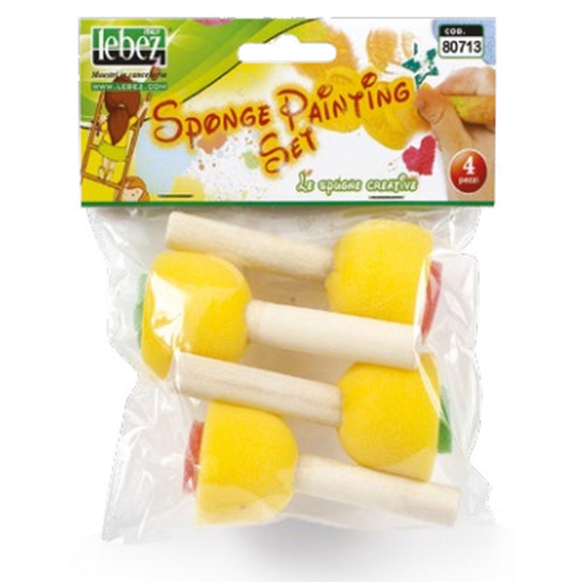 Lebez - set 4 spugne per decorazioni