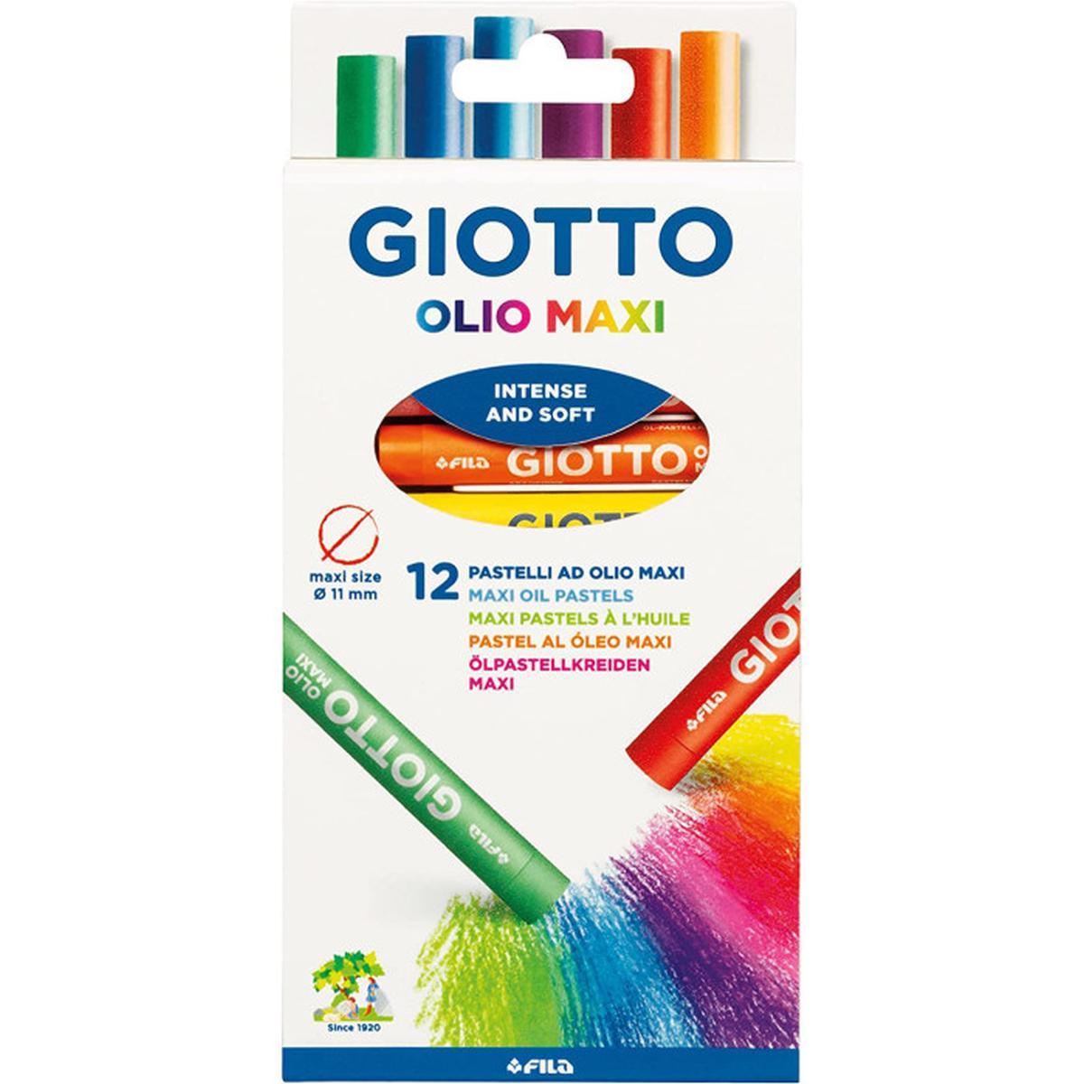 Giotto olio maxi - astuccio 12 pezzi