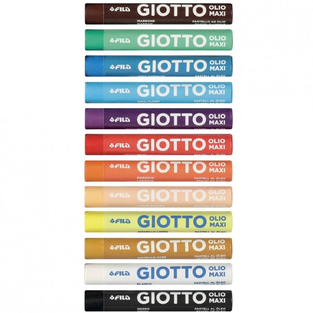 Giotto olio maxi - astuccio 12 pezzi