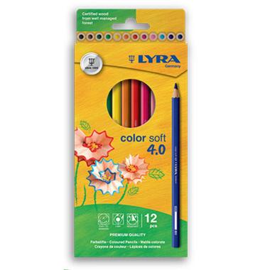 Lyra color soft 4.0 - astuccio 12 pastelli