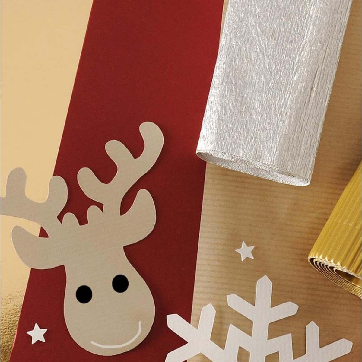 Canson - rotolo carta crespa metallizzata da cm 50 x 250 - 44 gr - 90%