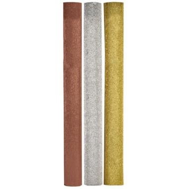 Canson - rotolo carta crespa metallizzata da cm 50 x 250 - 44 gr - 90%