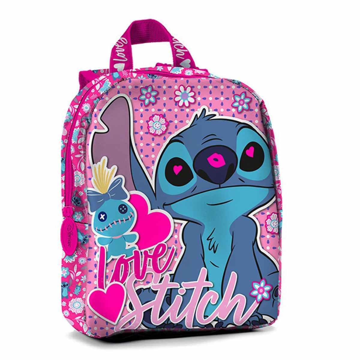 Zaino medio 2 zip lilo e stitch