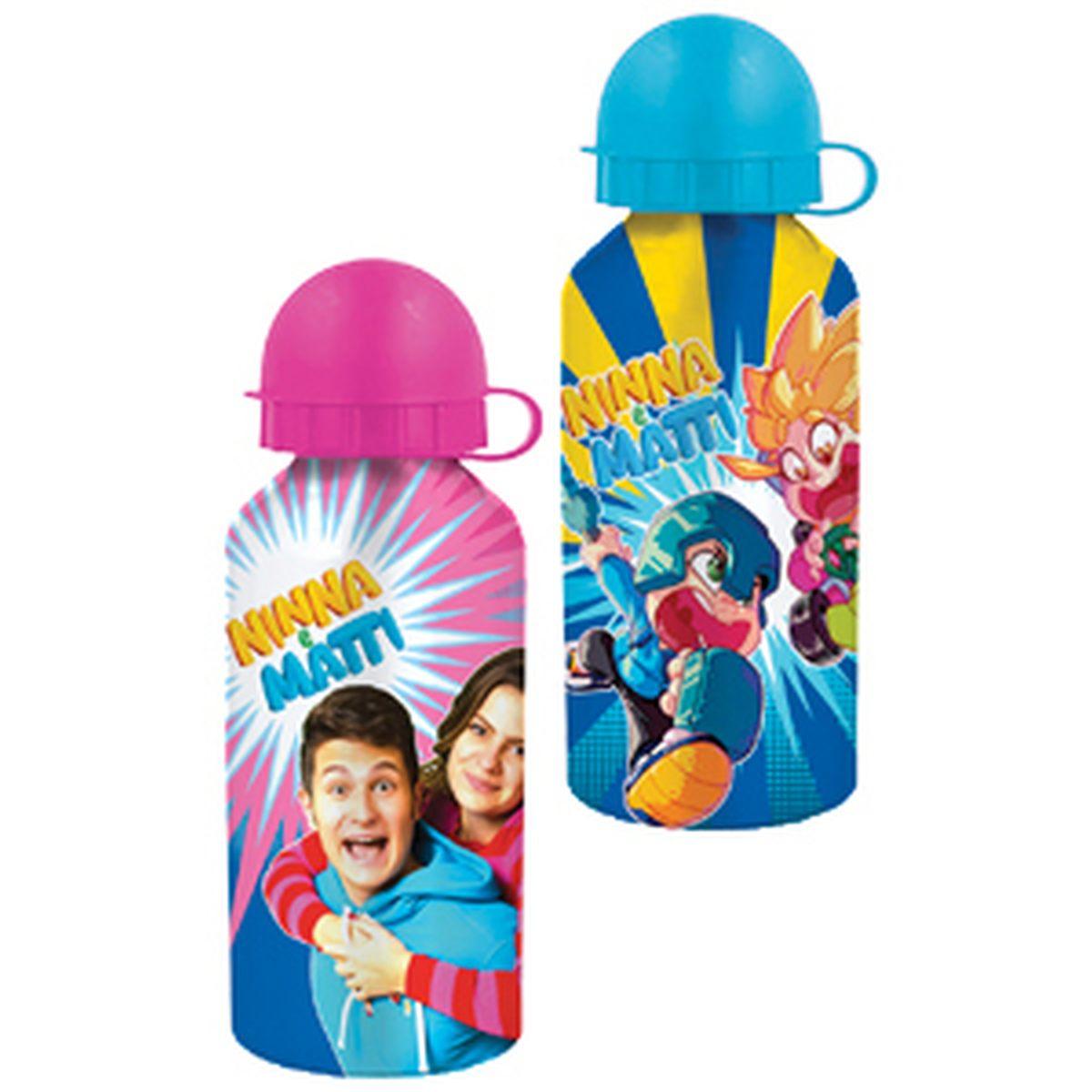 Ninna e matti - borraccia kids con cannuccia - 500 ml