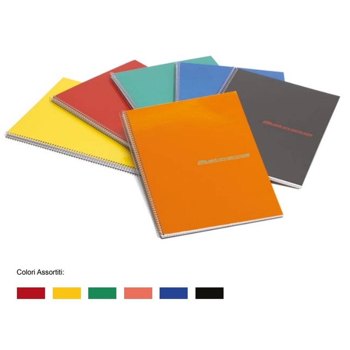 Bluekover - blocco spiralato standard -  a4 - 64 fg