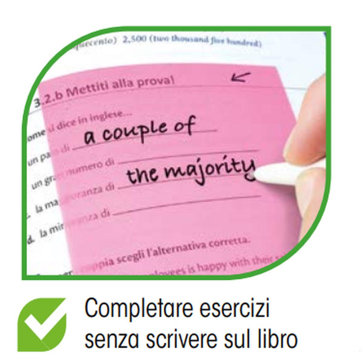 Lebez - notes adesivi colorati trasparenti - 50 fogli - 75 x 75 mm