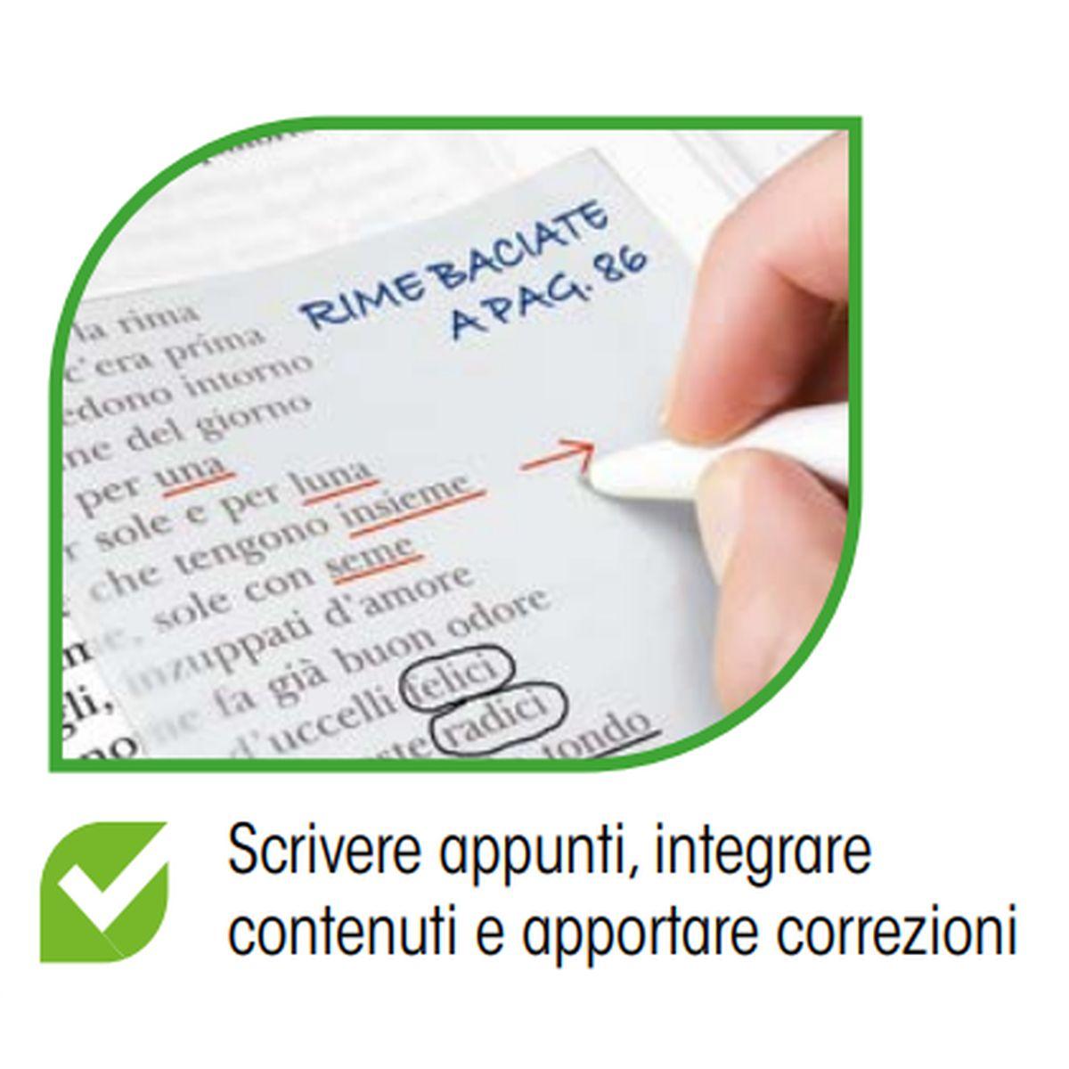 Lebez - notes adesivi colorati trasparenti - 50 fogli - 75 x 75 mm